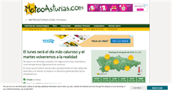 Desktop Screenshot of meteoasturias.elcomercio.es