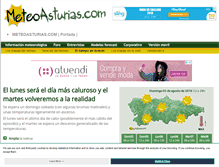 Tablet Screenshot of meteoasturias.elcomercio.es