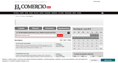 Desktop Screenshot of esquelas.elcomercio.es