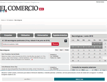 Tablet Screenshot of esquelas.elcomercio.es