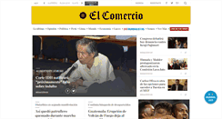 Desktop Screenshot of elcomercio.pe