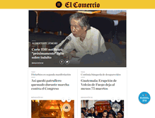 Tablet Screenshot of elcomercio.pe